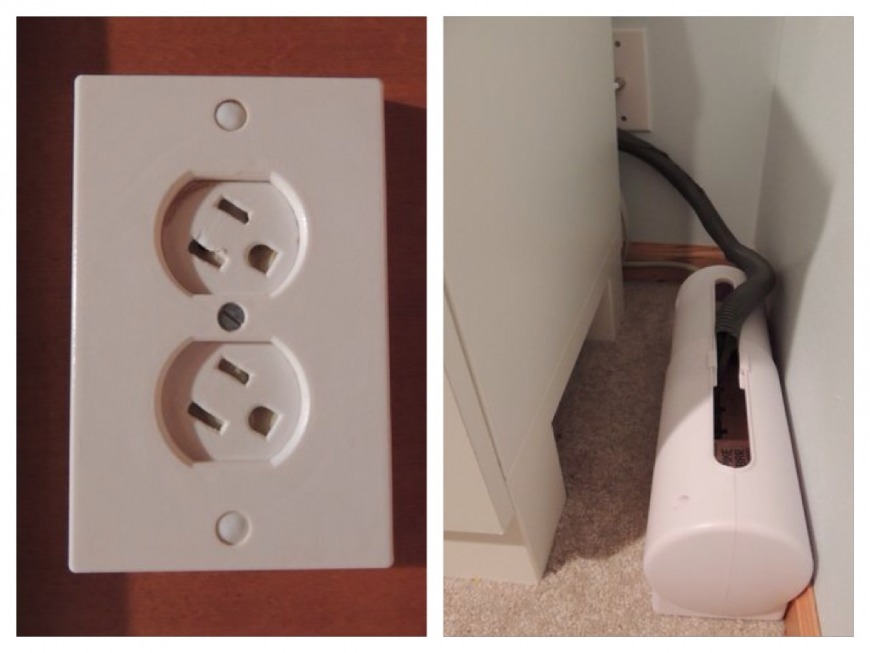 Baby-proofing power outlets Baby-proofing power outlets