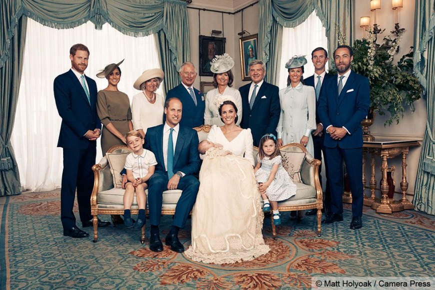 Kate Middleton with Prince Louis 