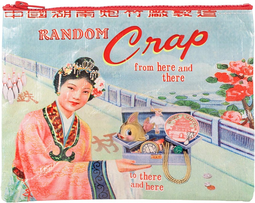 Blue Q Random Crap Zipper Pouch