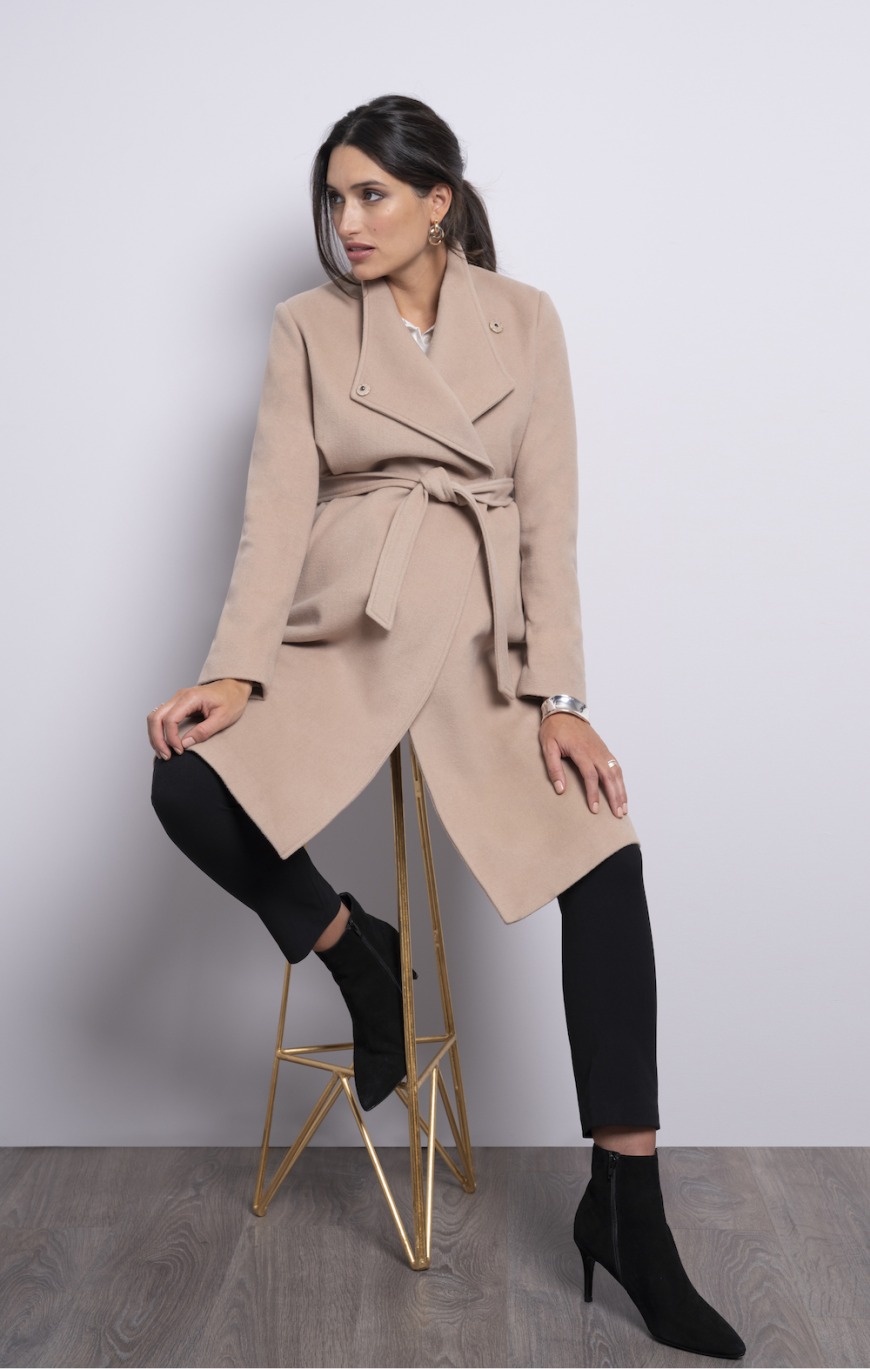 Seraphine Wool Camel Maternity Coat Seraphine Wool Camel Maternity Coat