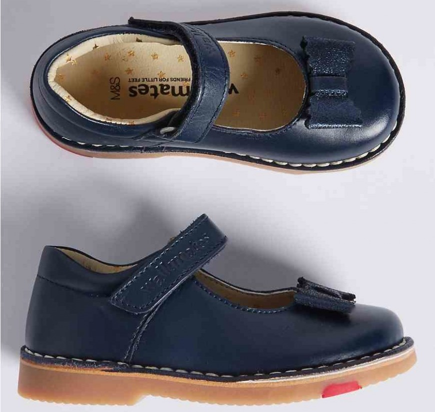 Marks and Spencer Kids’ Walkmates Leather Cross Bar Shoes Marks and Spencer Kids’ Walkmates Leather Cross Bar Shoes