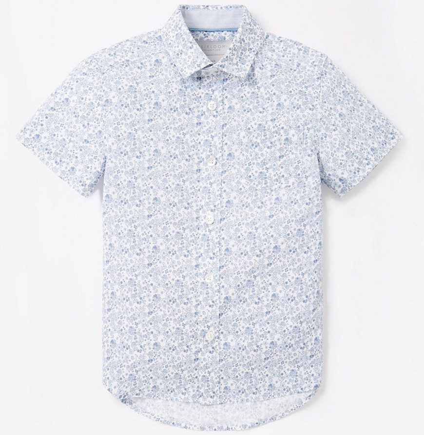 John Lewis & Partners Heirloom Collection Boys’ Floral Shirt John Lewis & Partners Heirloom Collection Boys’ Floral Shirt