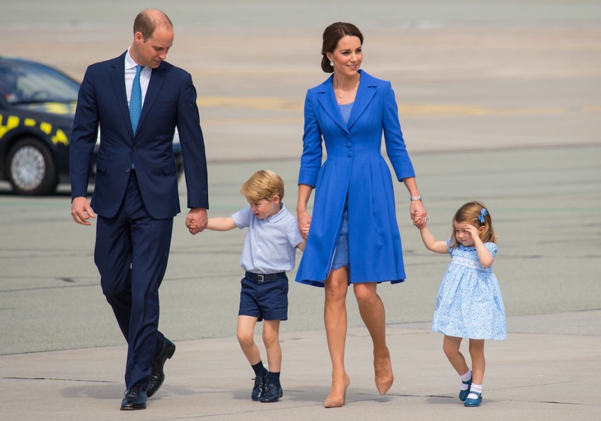 The Duke and Duchess of Cambridge, Prince George and Princess Charlotte