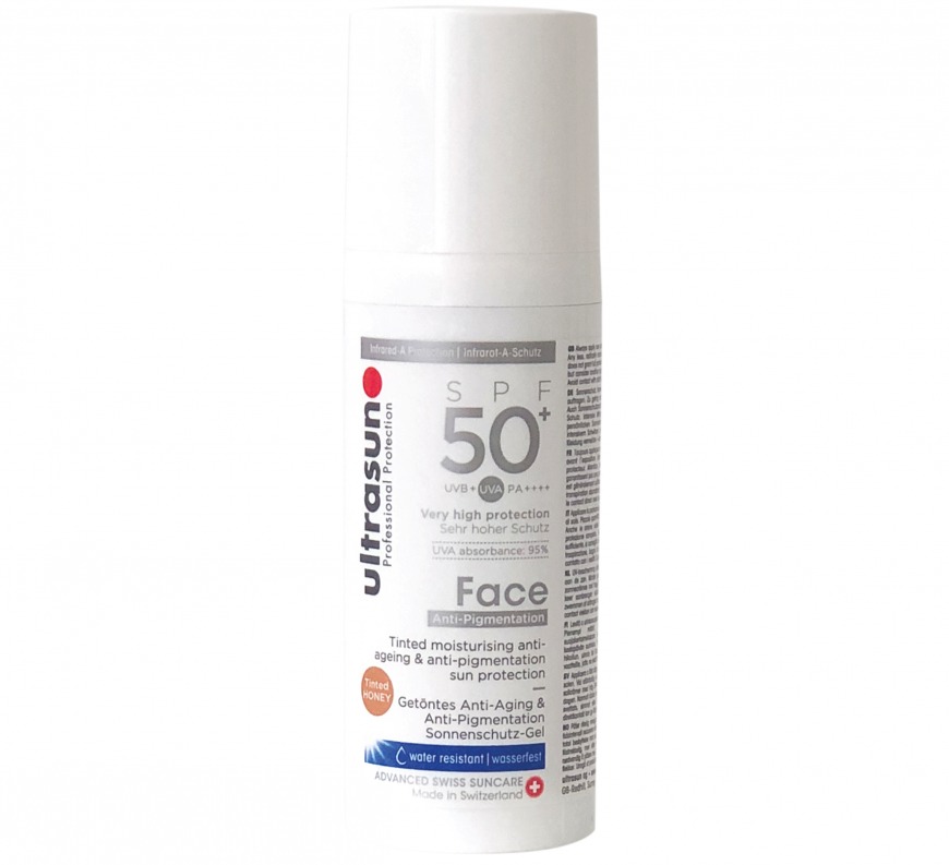 Ultrasun Sun Protection Anti-Pigmentation Tinted Face SPF 50+, £36/AED160.78, QVC Ultrasun Sun Protection Anti-Pigmentation Tinted Face SPF 50+, £36/AED160.78, QVC