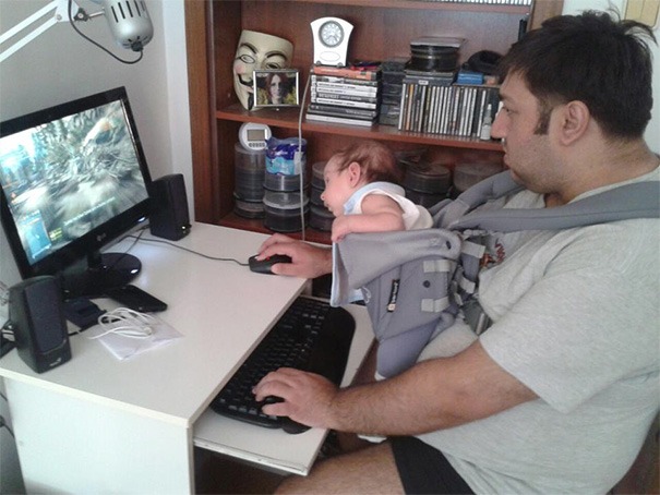 Why Dads Shouldn't Be Left Alone With Children - in Pictures Why Dads Shouldn't Be Left Alone With Children - in Pictures