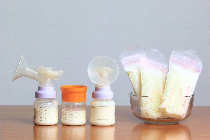 Storing breast milk