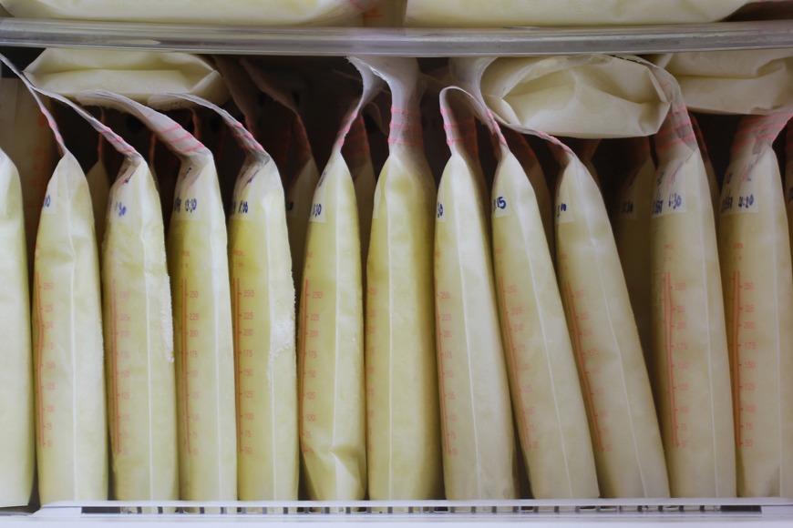 Storing breast milk