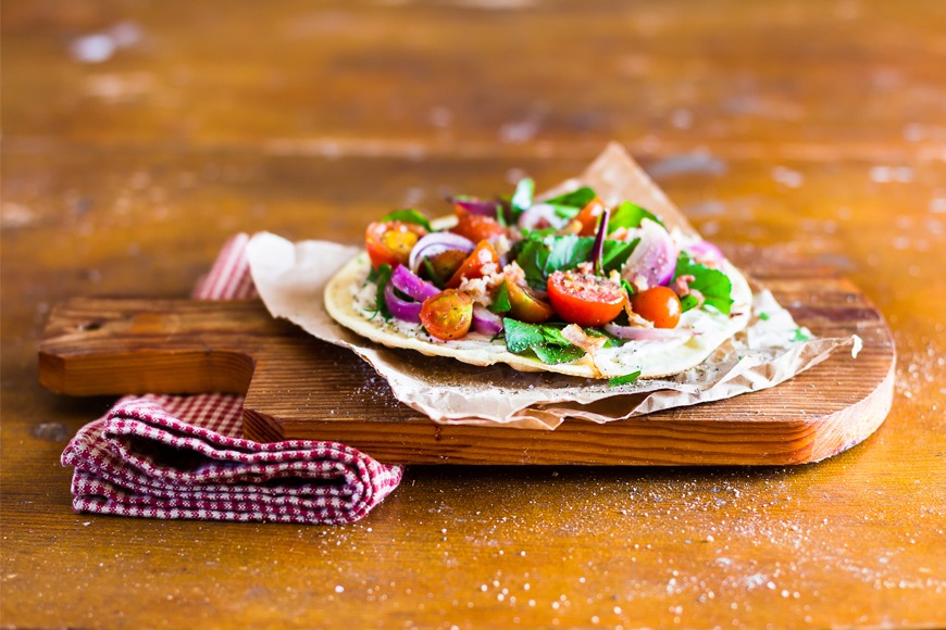 Veggie Flatbread Veggie Flatbread