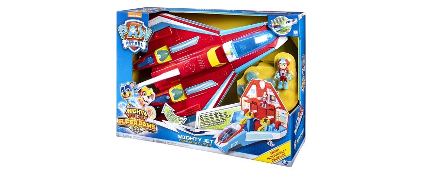 Spin Master Toys PAW Patrol Mighty Pups Super PAWs Mighty Jet Command Centre