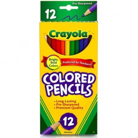 #11. Crayola Colored Pencils Long 12pcs