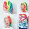Girl hairstyles for summer - rainbow dash hair