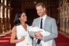Harry, Meghan and their newborn Archie